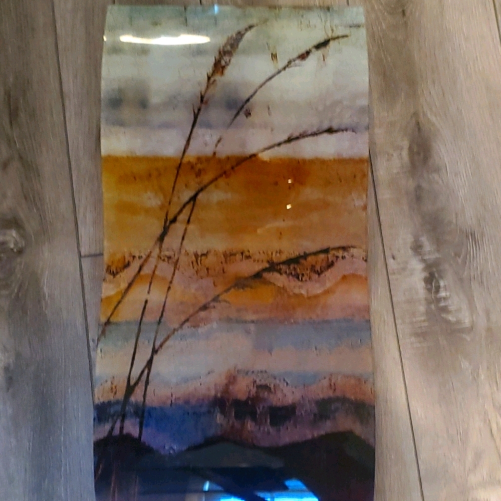 Glass wall art